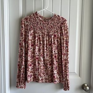 Lucky Brand Floral Long Sleeve Top